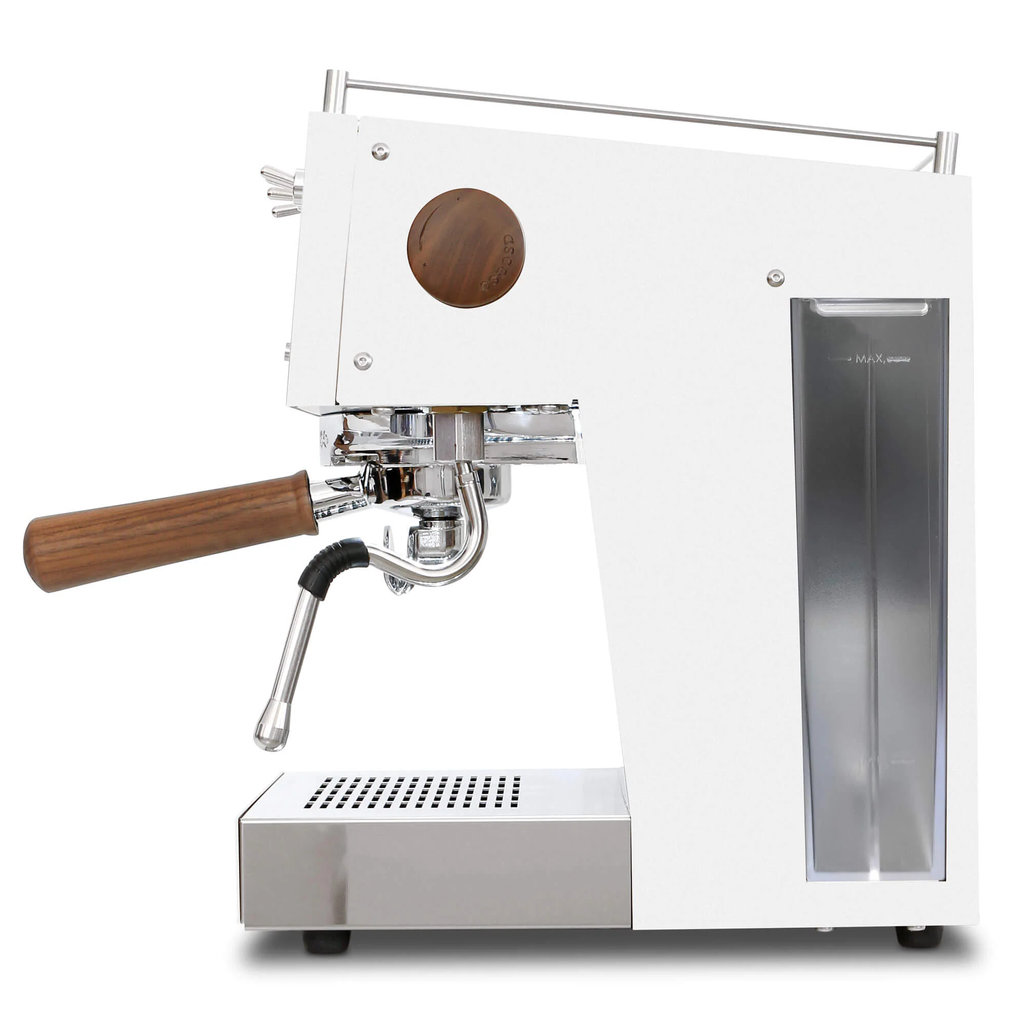 Steel UNO PID Espresso Machine – Single Thermoblock, Programmable, 120V (White) - Image 3