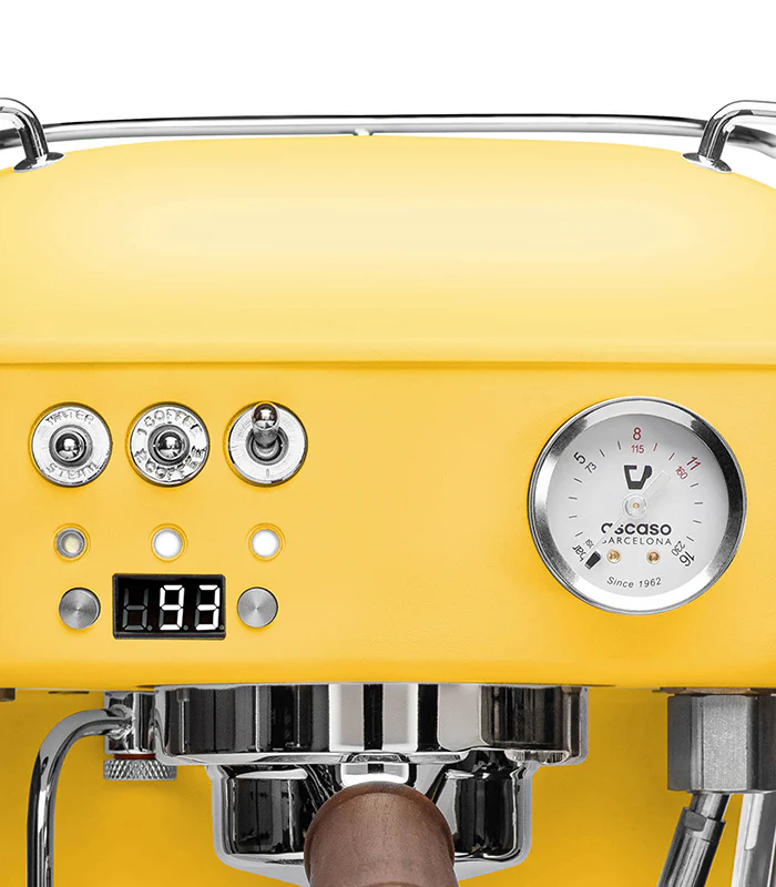 Dream PID, Programmable Home Espresso Machine w/ Volumetric Controls, 120V (Sun Yellow) - Image 5