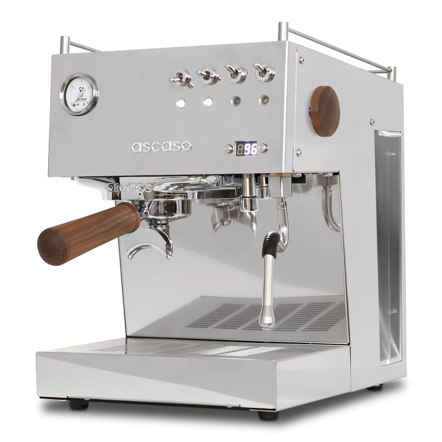 Steel DUO PID Espresso Machine – Dual Thermoblock, Programmable, 120V (Inox) - Image 3