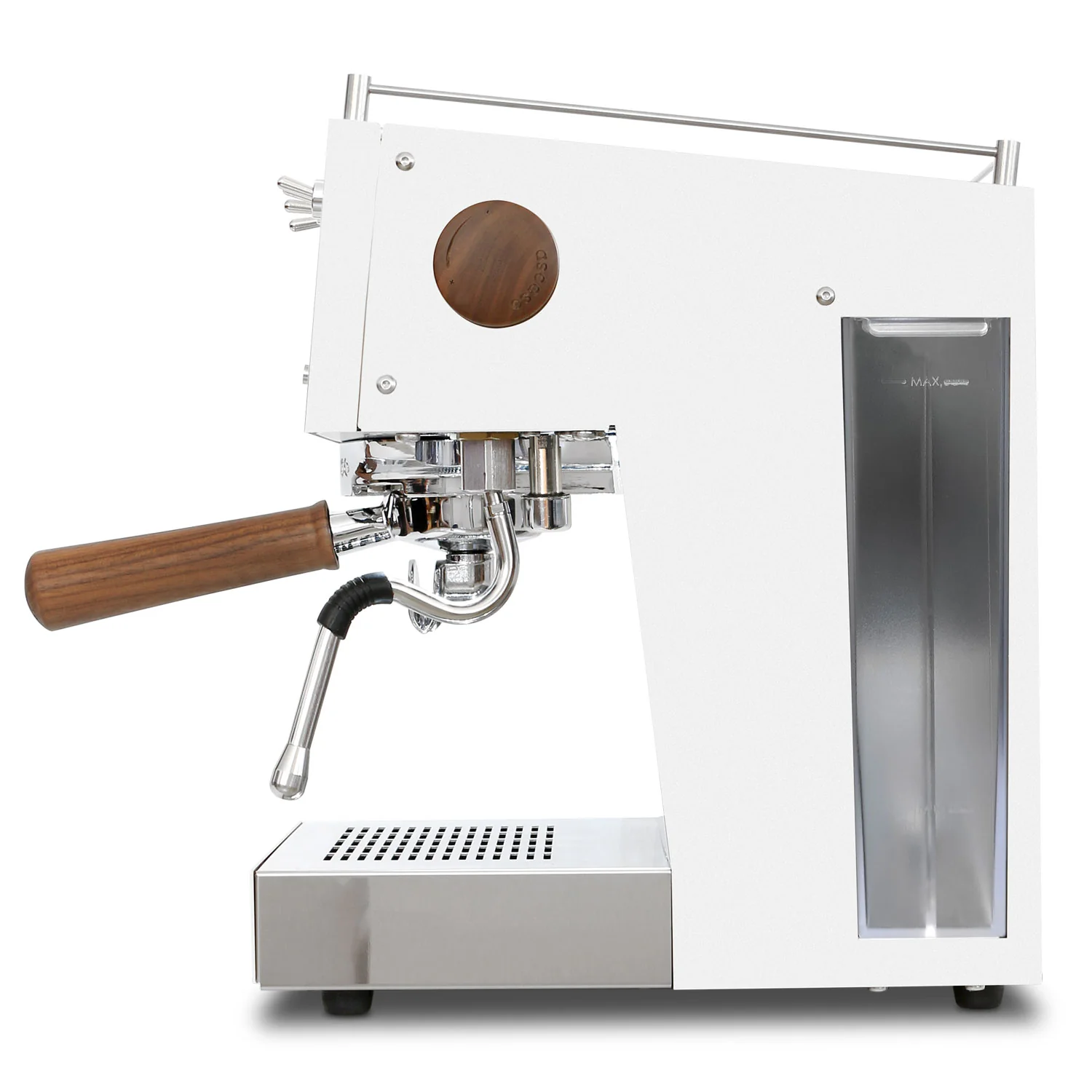Steel DUO PID Espresso Machine – Dual Thermoblock, Programmable, 120V (White) - Image 6